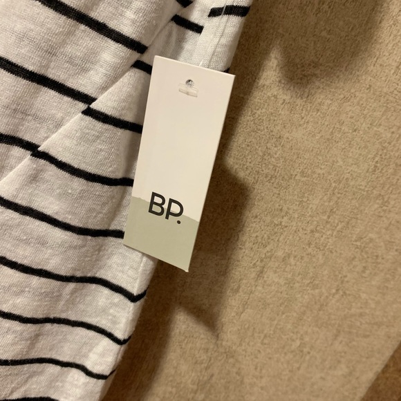 BP Nordstrom NWT White Black Stripes Tee Shirt - Picture 3 of 7